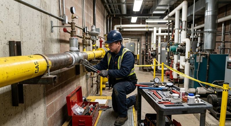 Commercial Gas Piping in Fredericksburg, VA
