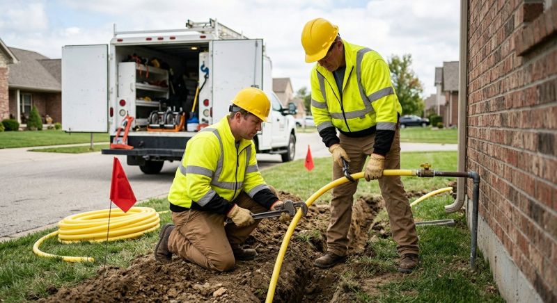 Gas Line Moving Service in Fredericksburg, VA