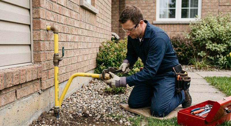 Gas Line Plumbing in Fredericksburg, VA