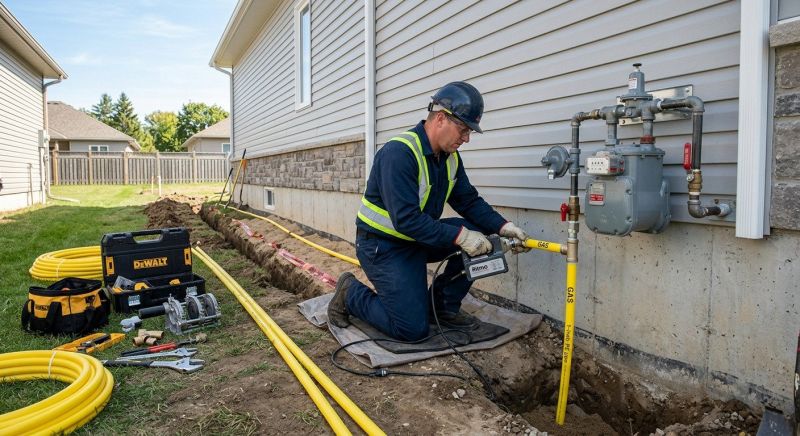 Gas Line Rerouting in Columbus, OH